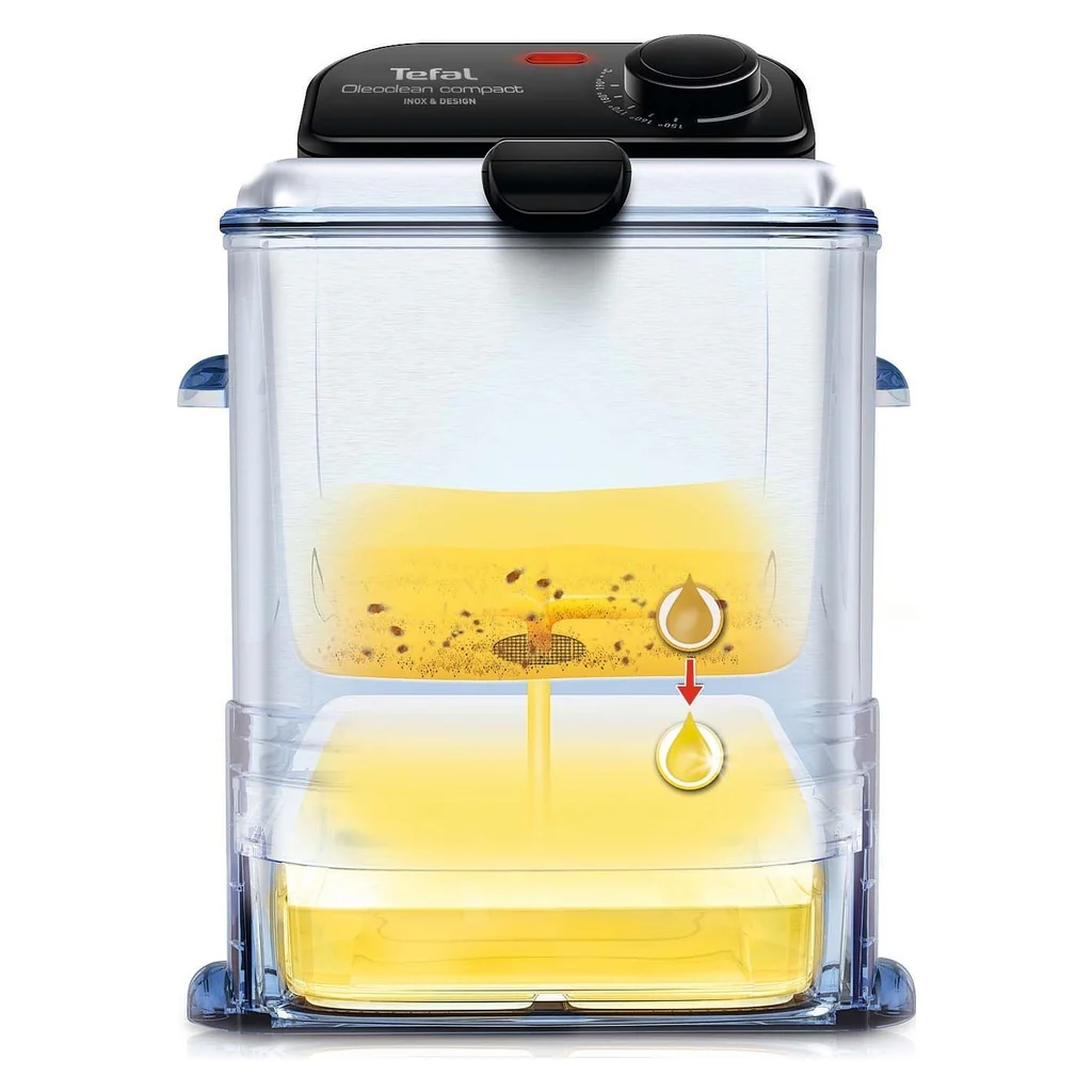 2025 Tefal Oleoclean Compact FR7016 Edelstahlfritteuse