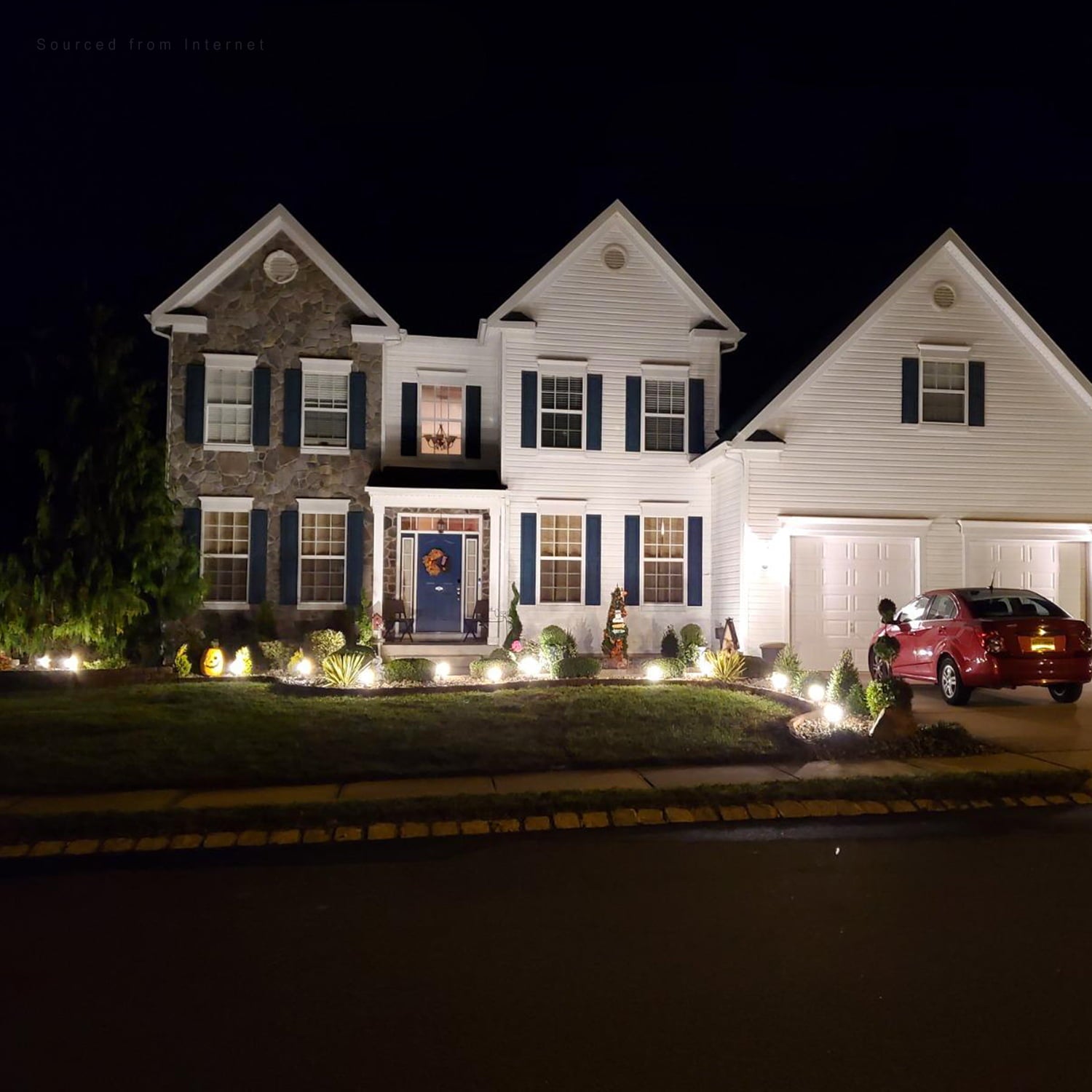 LEONLITE 12-pak LED-landskabslamper, 3W 12V lavspænding, vandtætte udendørs stilamper, ETL-certificeret, 4000K koldt hvidt lys, til indkørsel, fortov, 5 års garanti