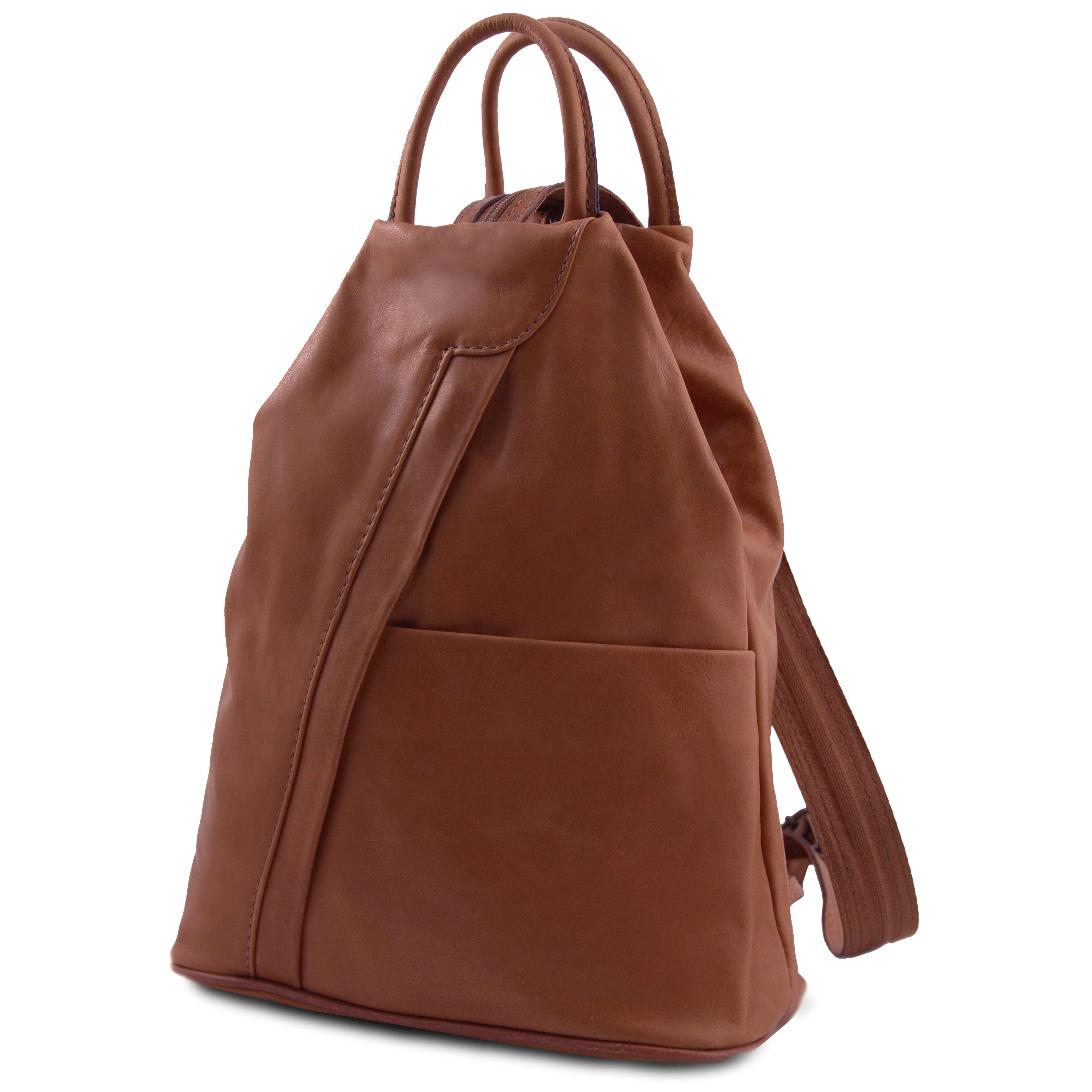 Shanghai - Italian leather backpack - full-grain leather | TL140963