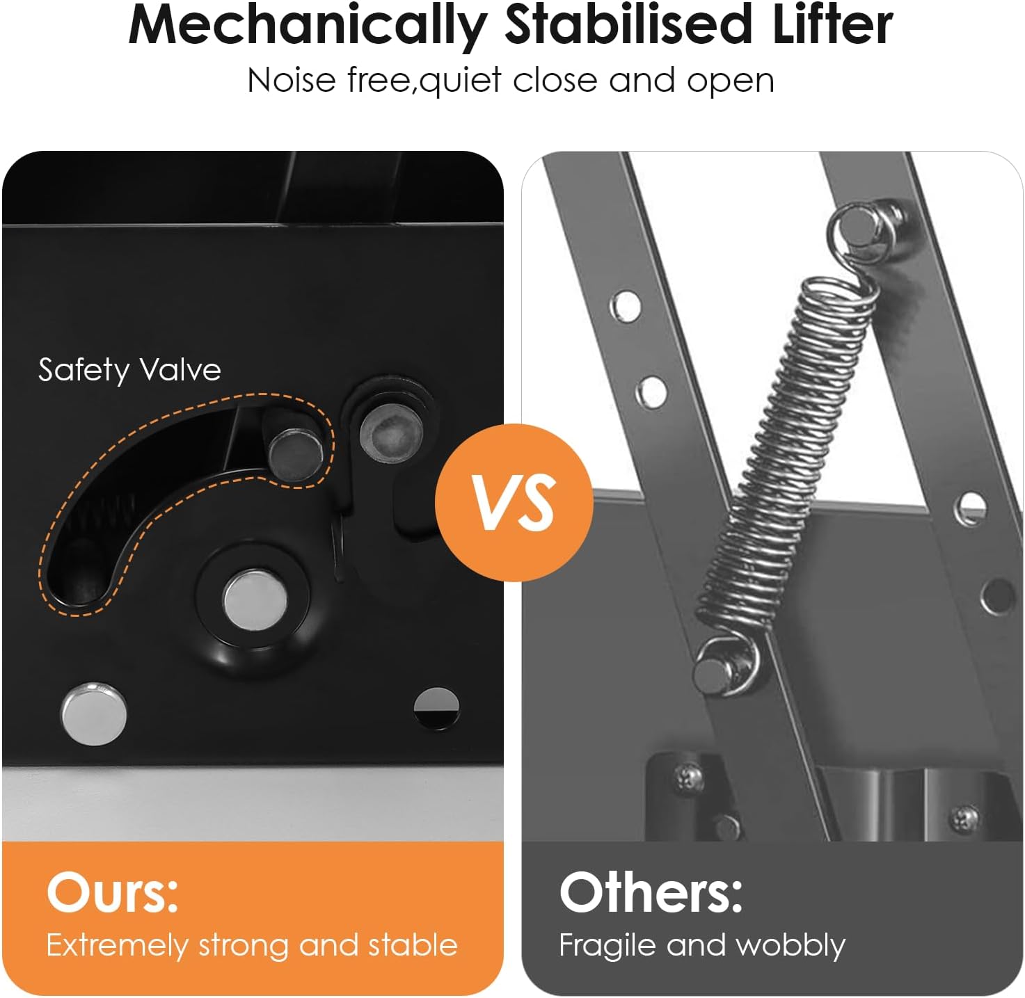 Table basse extensible VOWNER, plateau relevable, multifonctionnelle 3 en 1 avec rangement dissimulé - Salle à manger, convertible, style ferme, noyer