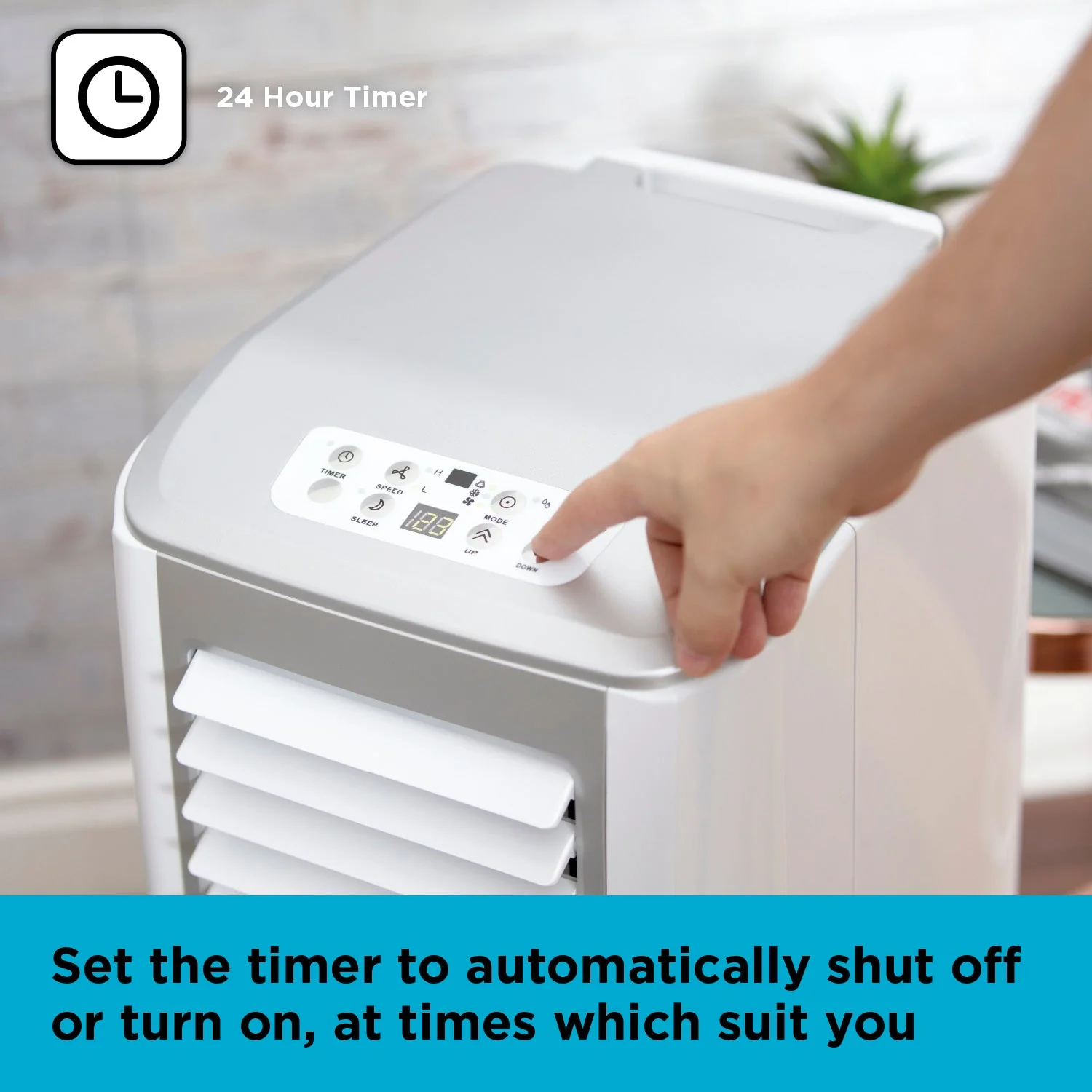 Climatiseur portable 3-en-1 Black+Decker BXAC40005GB 7000 BTU (blanc) - 2025