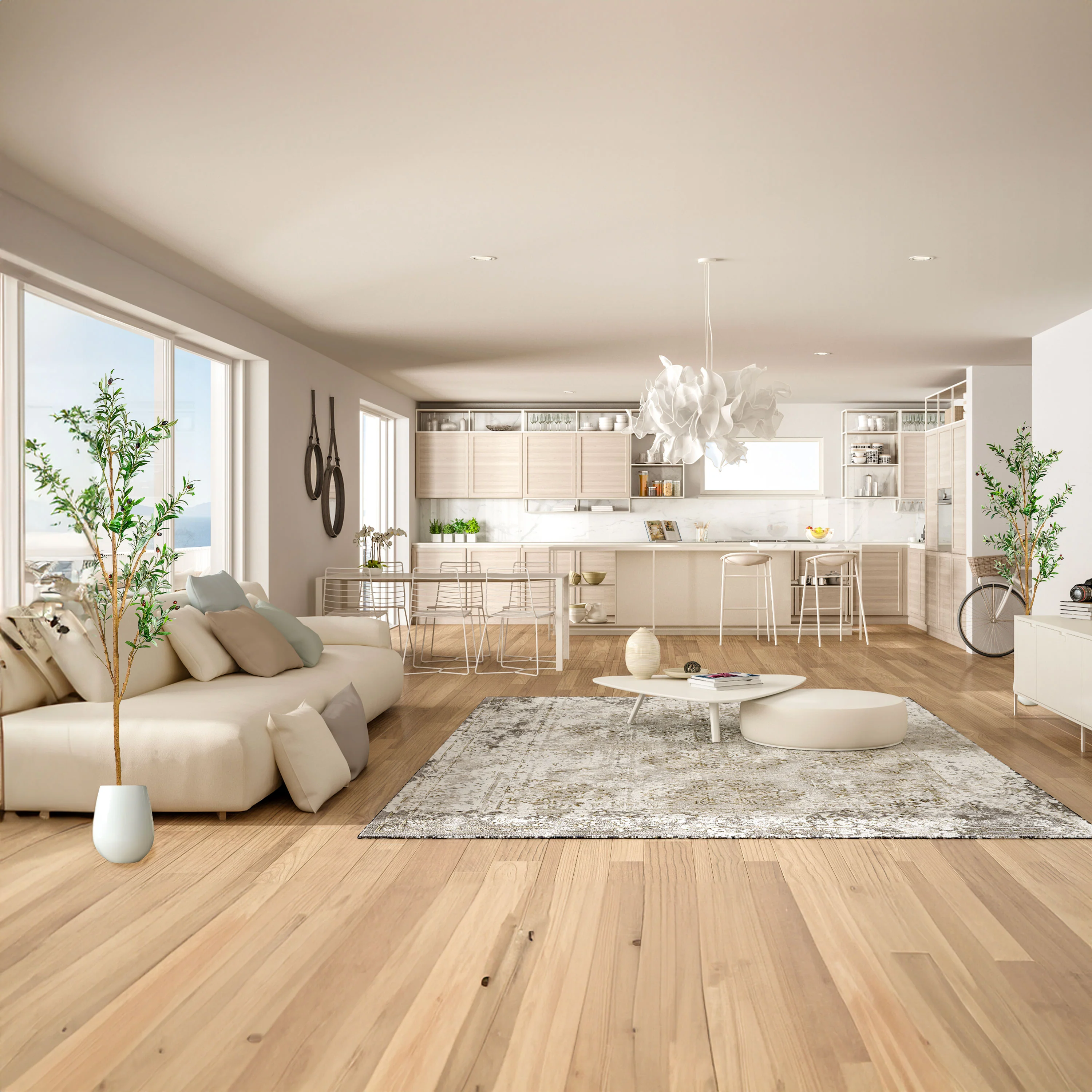 Olivier artificiel en pot 2025 avec feuilles en soie par Sunnydaze