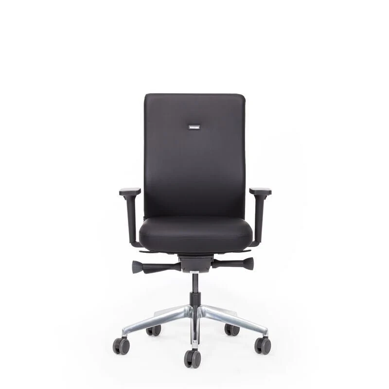 2025 Slow Agilis AG10 Ergonomischer Bürostuhl mit hoher Rückenlehne – DER RÜCKENRetter in hochwertigem Kunstleder – 30 Jahre Garantie