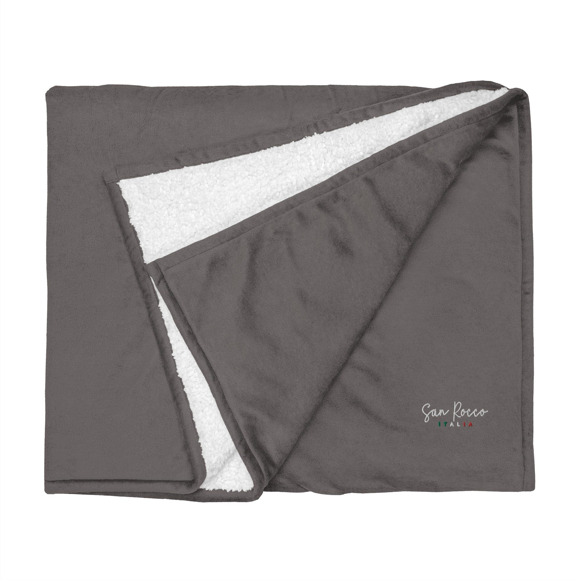 Premium San Rocco Italia sherpa blanket