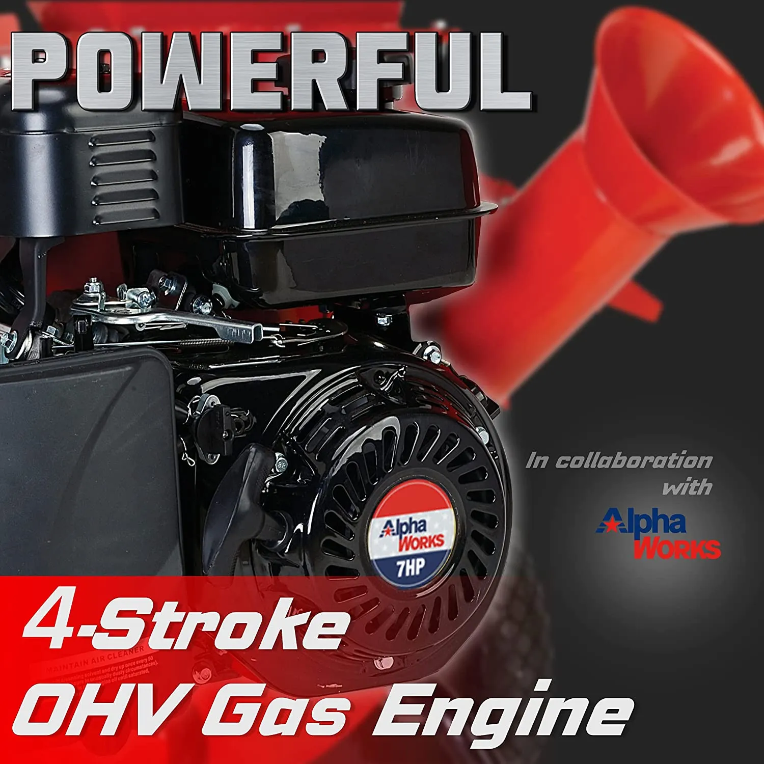 2025 Kraftig benzindrevet multifunktionsbrændekværn