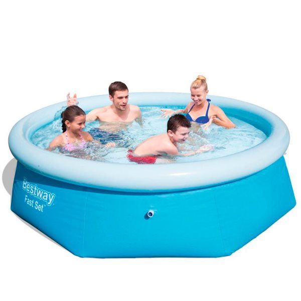 Bestway aufblasbarer runder Swimmingpool 2300l Ø244x66 cm