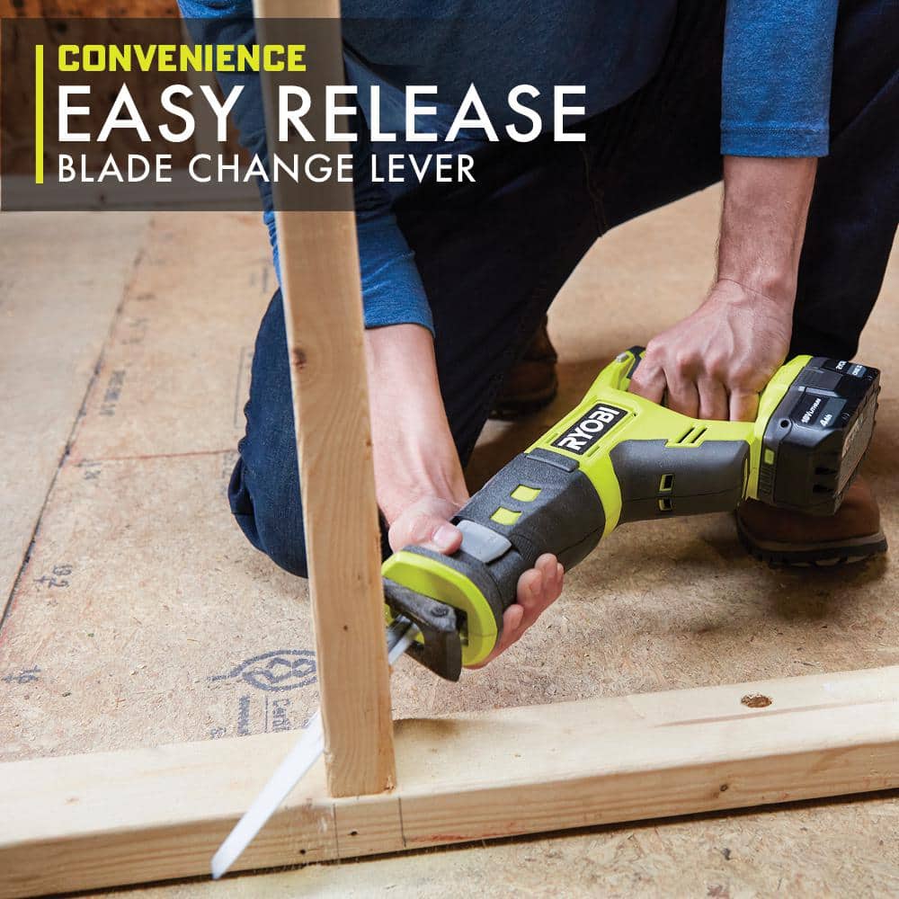 2025 RYOBI ONE+ 18V batteridrevet kombisæt med 6 værktøjer, batterier og oplader