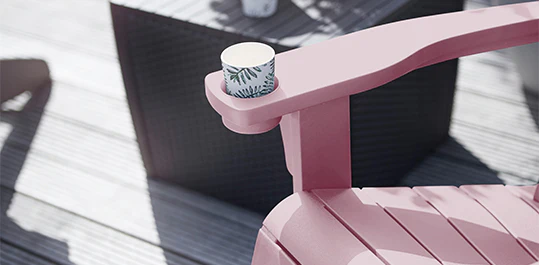 FORSALG 2025: SEPTEMBER – Keter Alpine Adirondack-stol – Lyserød