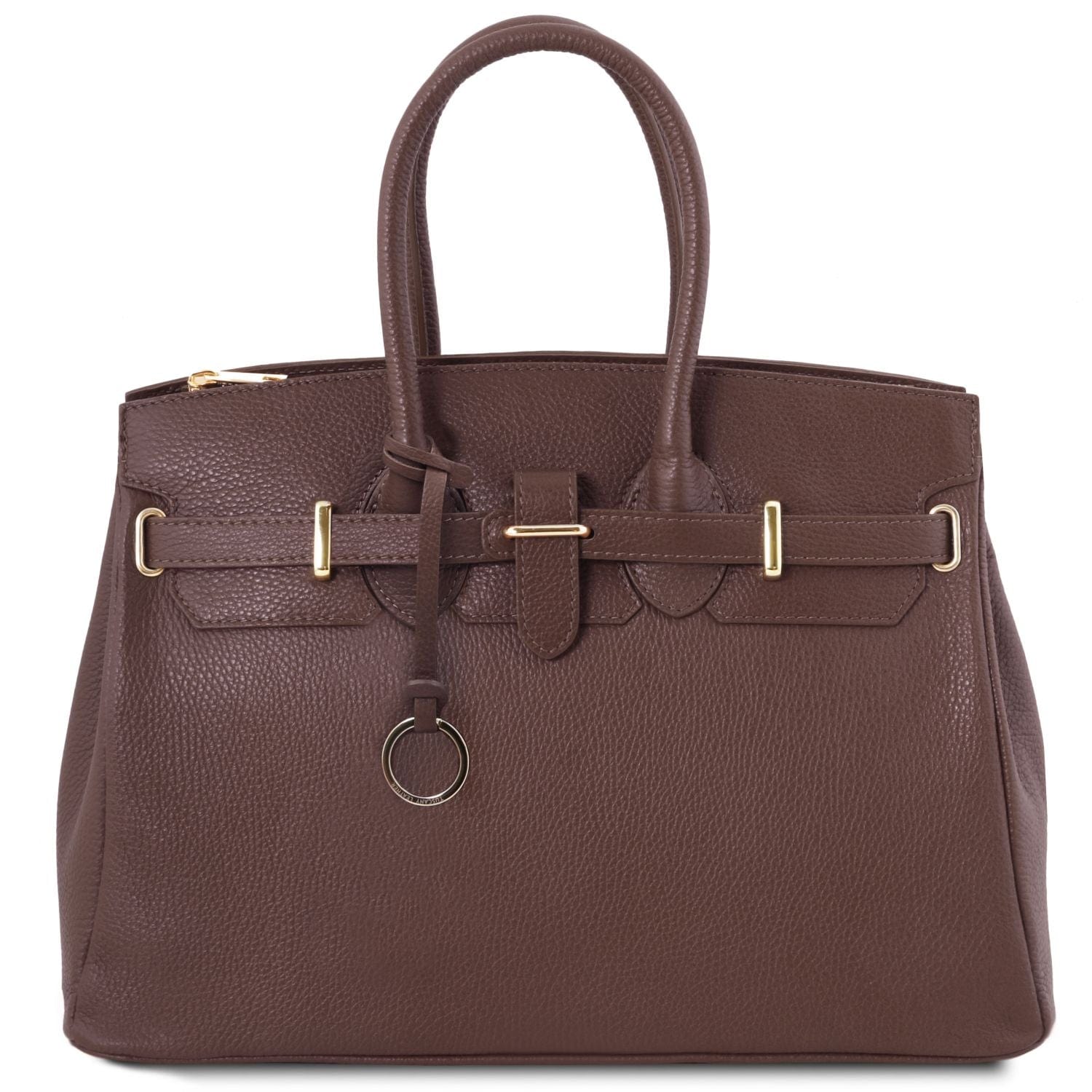 TL Bag - Leather handbag with golden hardware | TL141529