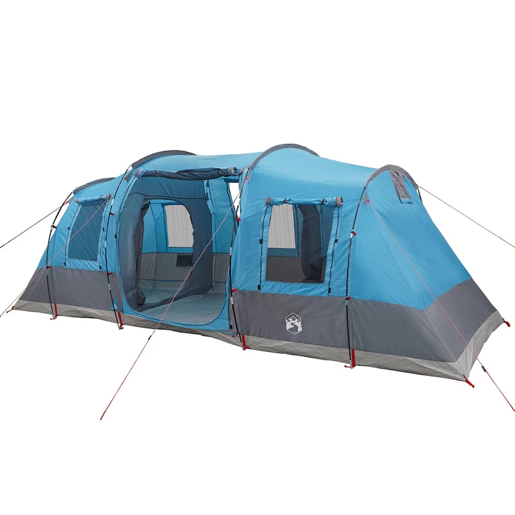 Tente tunnel bleue imperméable 2025 pour 4 personnes V6491