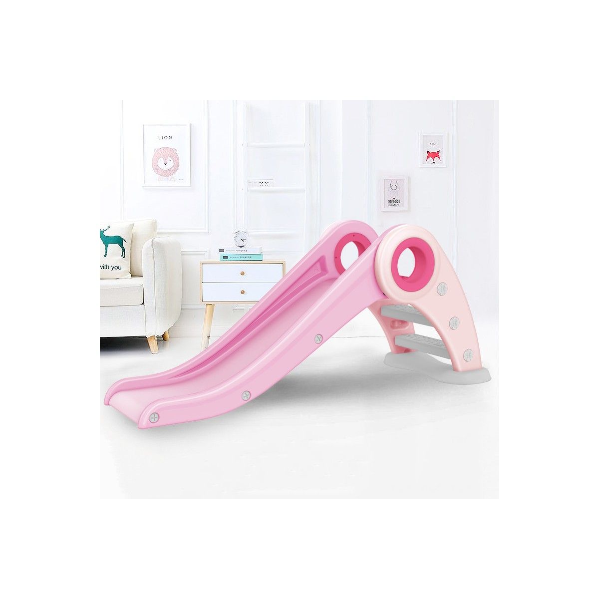 Pink Haverudslæde - Udendørsspil og legetøj til børn