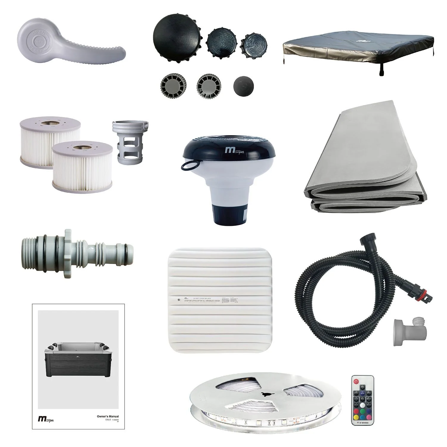 Spa Whirlpool Oslo 2025 avec éclairage LED