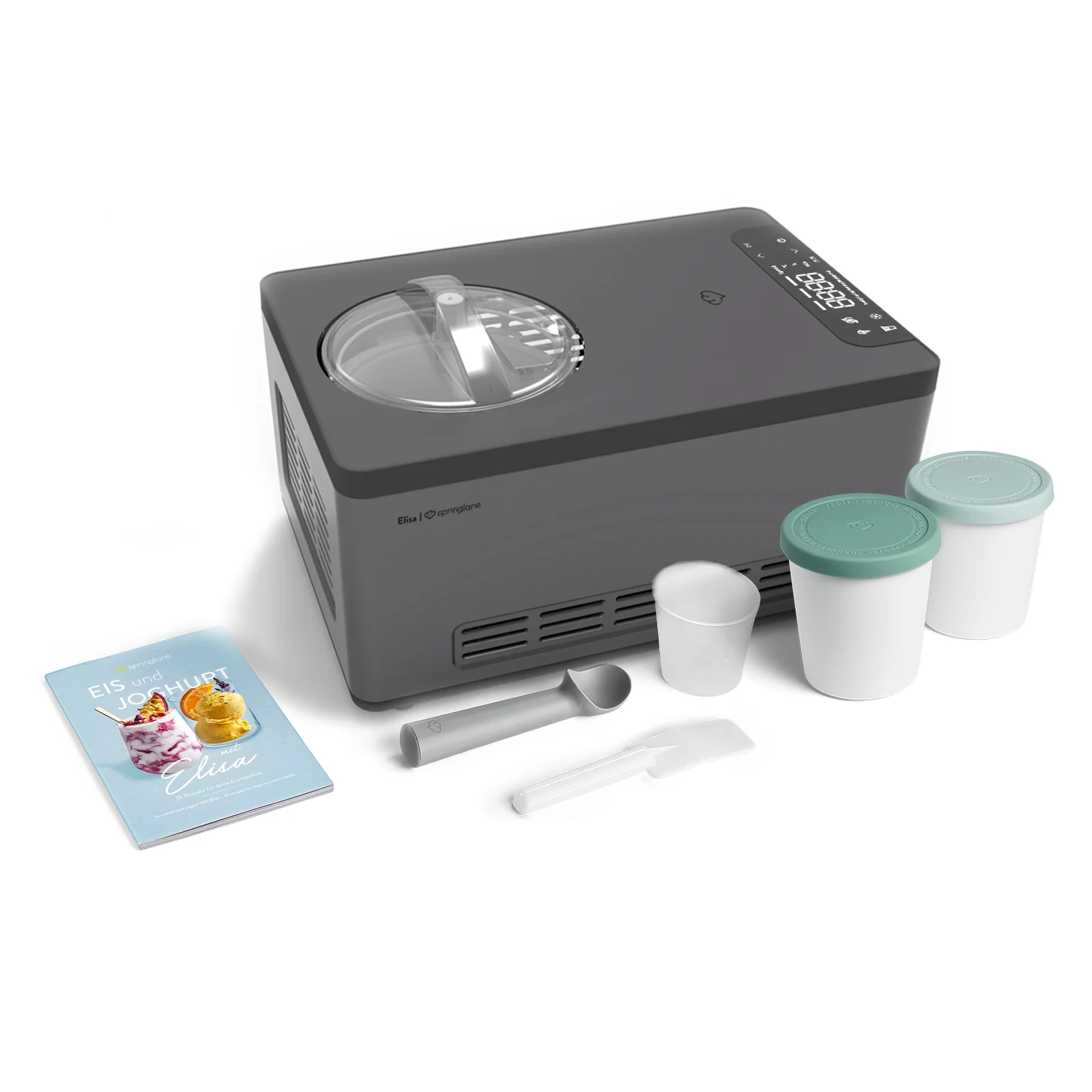 2025 Elisa 2,0 liters køleskab – sort eller sølv