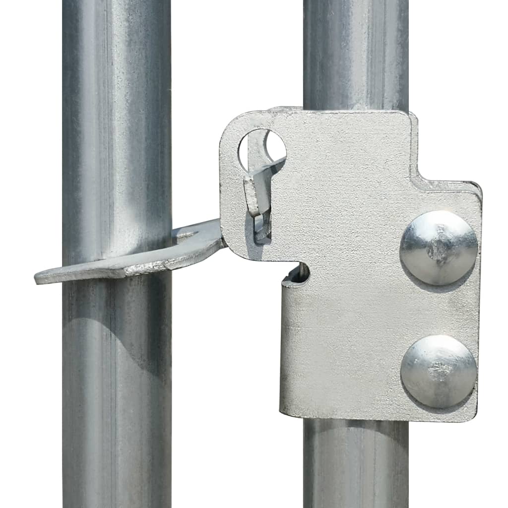 2025 Stålhønsehus – Udendørs indhegning 2 x 2 x 1,92 m. Sikker plads til fugle og smådyr