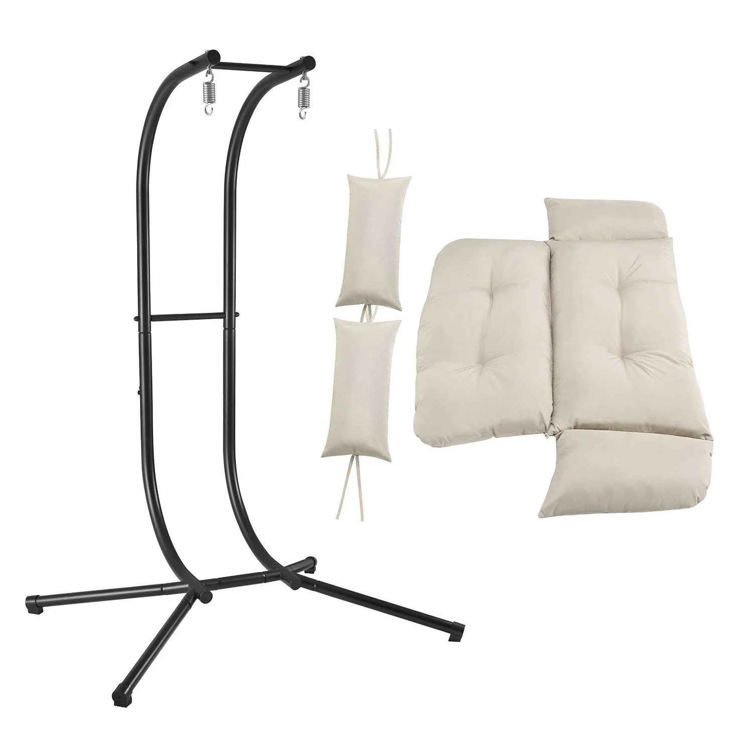 Fauteuil suspendu double Aria 2025 en résine tressée