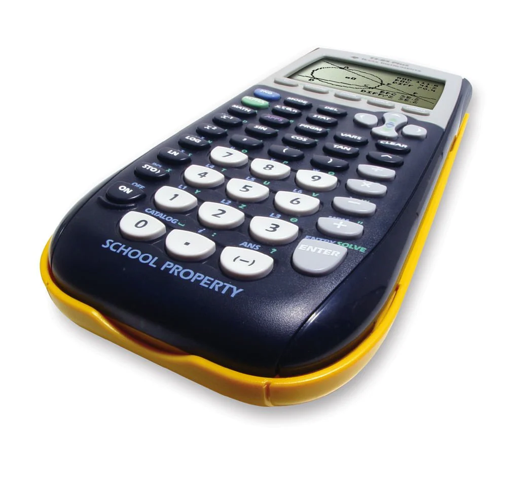 2025 Texas Instruments TI 84 Plus - EZ SPOT skolegrafregner - enkelt enhed