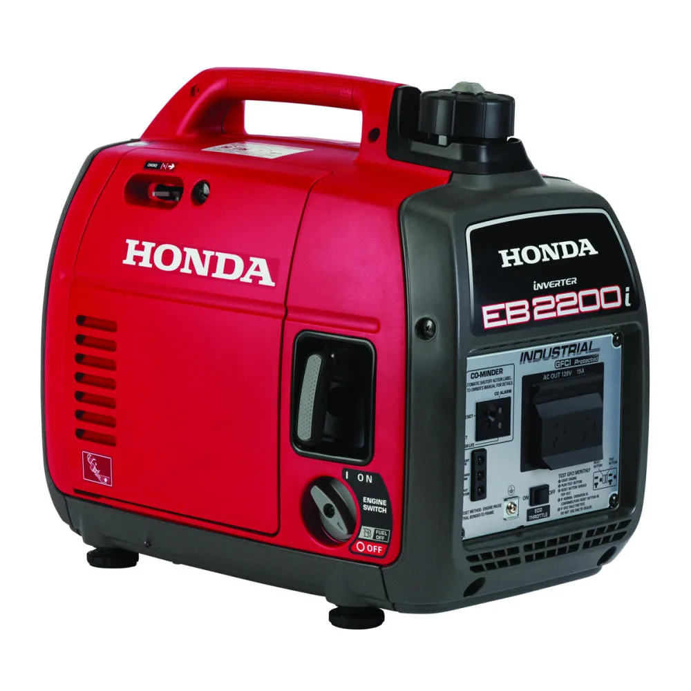 2025 Honda 121cc 2200W benzin industriel generator med CO2-minder EB2200ITAN