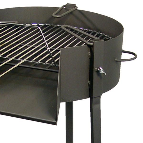 Runder Grill mit Paella-Ständer Ø60x75cm. 71582