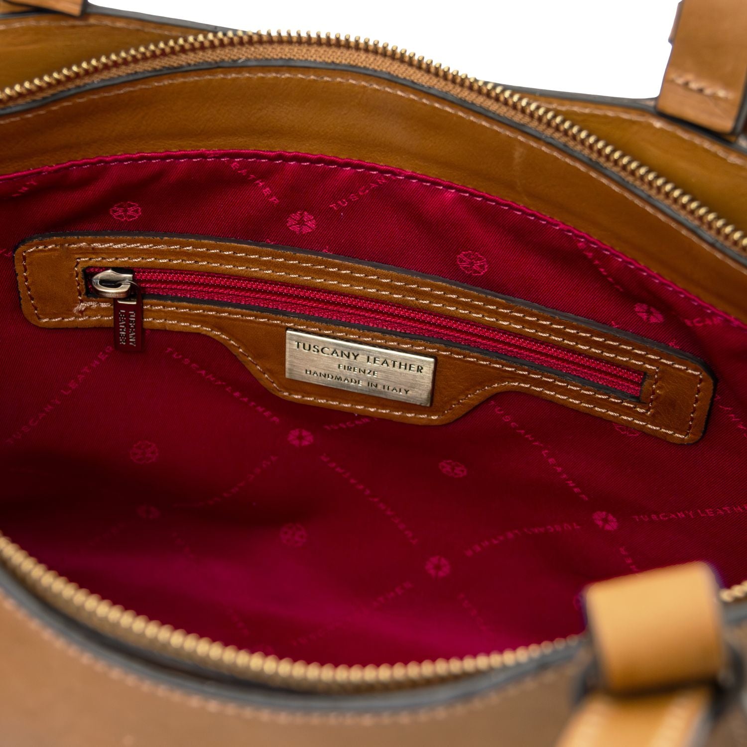 Libra - Long handle leather tote bag | TL142562