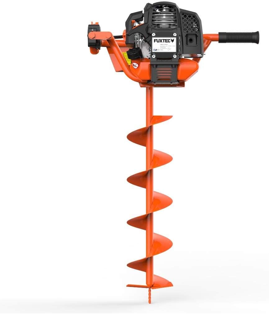 FUXTEC FX-EB152-3HP 52CC Benzin-Bohrmaschine mit 3 Bohrern 100/150/200 mm