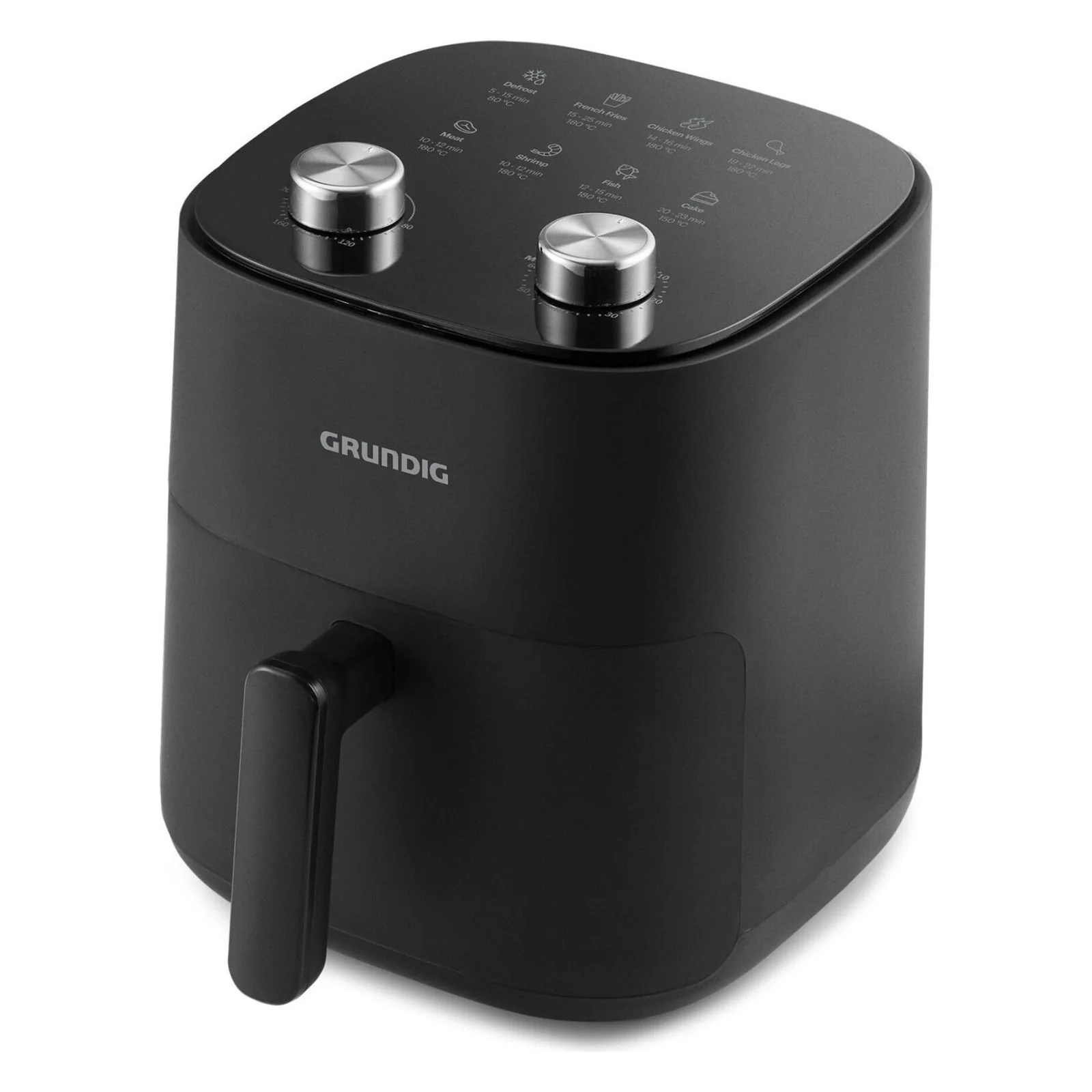 2025 Grundig FRY 6321 L 4,7 L 1500 W Sort varmluftfrituregryde