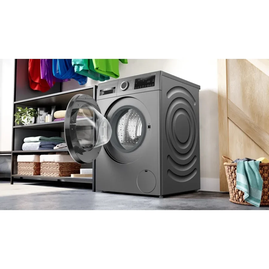Lave-linge séchant Bosch WNG254R1GB Série 6, pose libre, 10,5 + 6 kg, 1400 tr/min – Graphite (2025)
