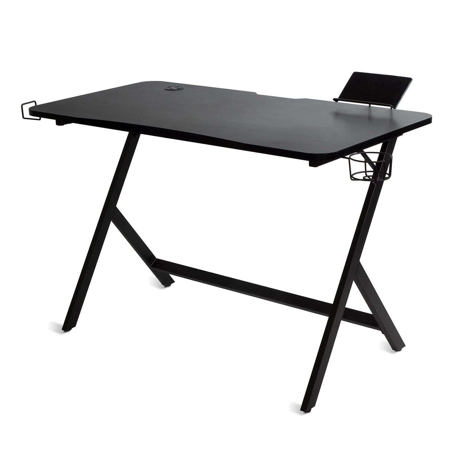 Bureau de jeu Atlantic Fire Storm 2025 avec 24 LED multicolores et 3 ports USB