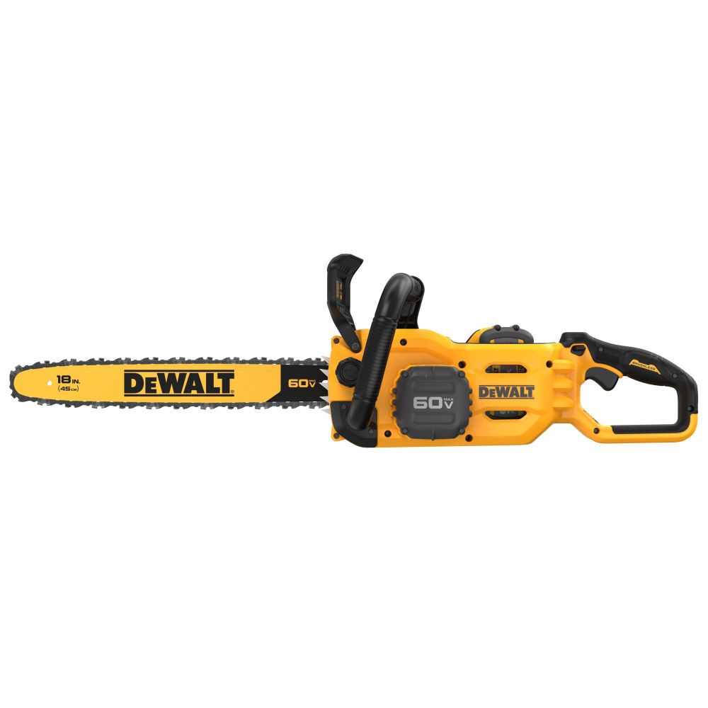 Tronçonneuse sans fil DEWALT 60V MAX. Guide de 45,7 cm (18 po). Moteur sans balais. Batterie incluse.
