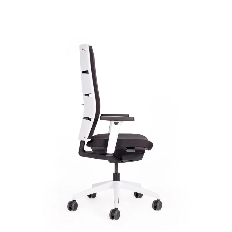 Agilis Matrix MT12 2025 Langsam verstellbarer ergonomischer Bürostuhl mit Netzrückenlehne, Sonderedition, Reines Schwarz