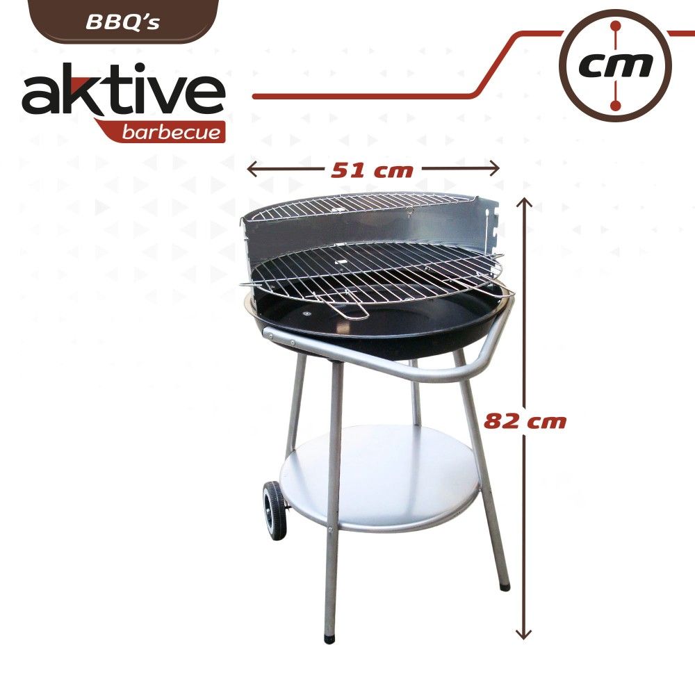Aktiver tragbarer runder Grill