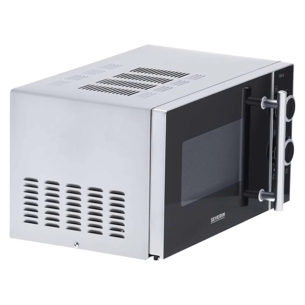 2025 Severin MW 7771 Mikrobølgeovn med Grill 700/900 W Sort/Sølv