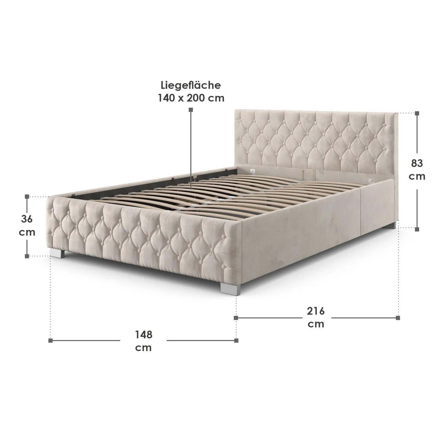 2025 Nizza Polsterbett