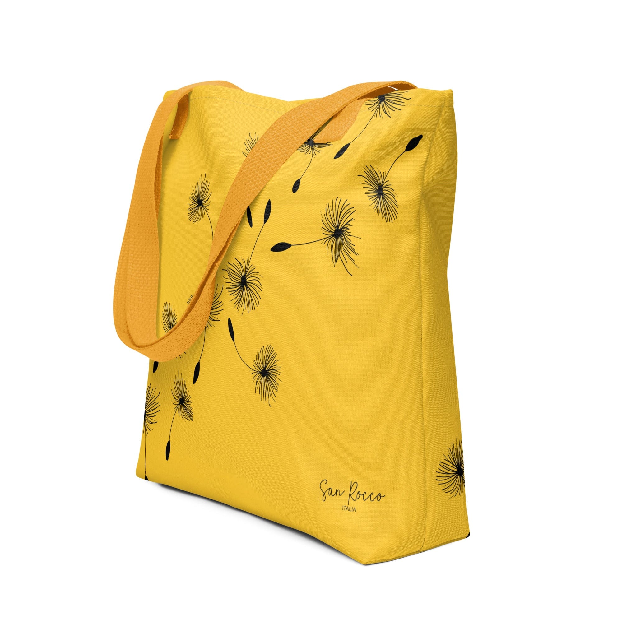 Yellow Dandelion Tote Bag