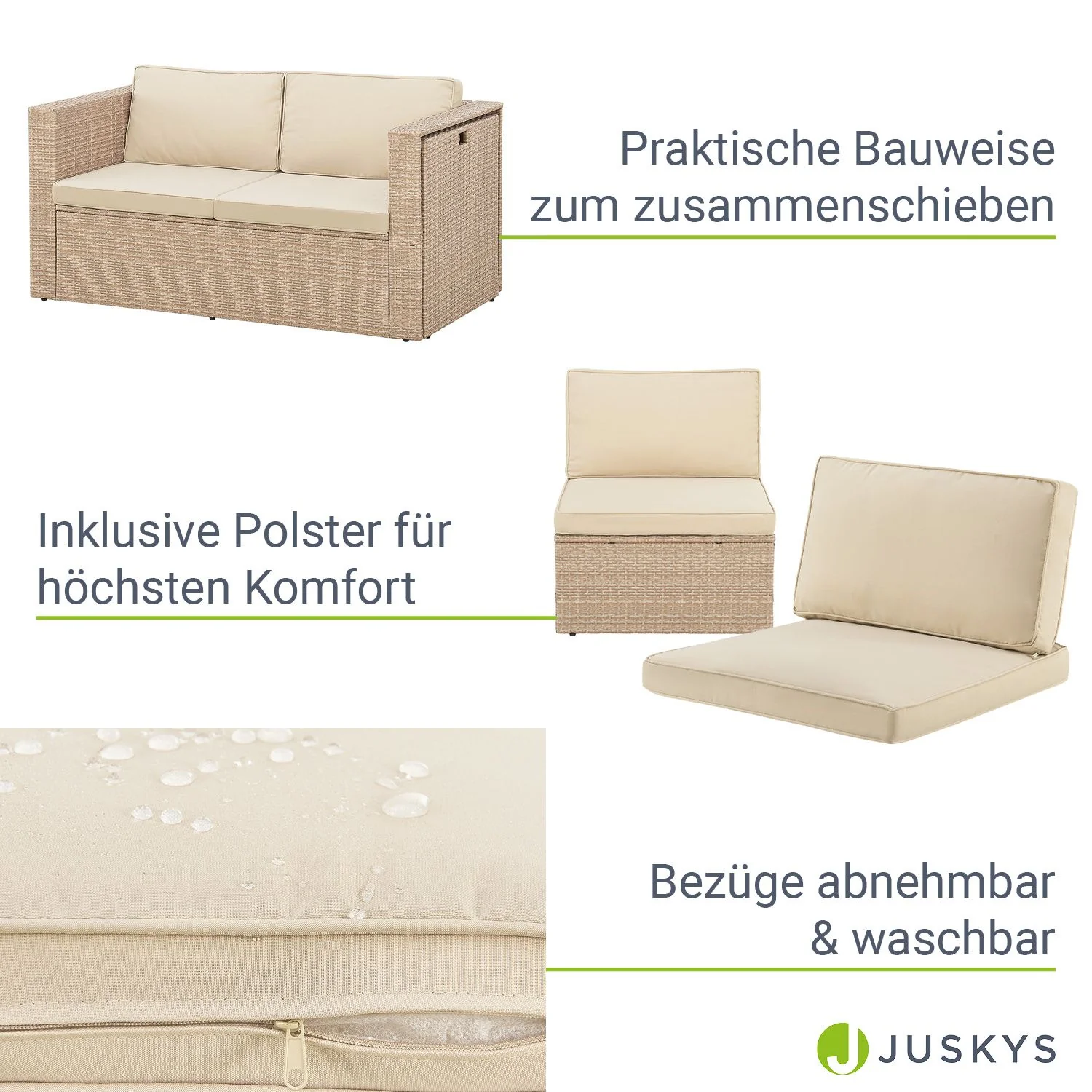 Ensemble de jardin Salou en polyrotin 2025