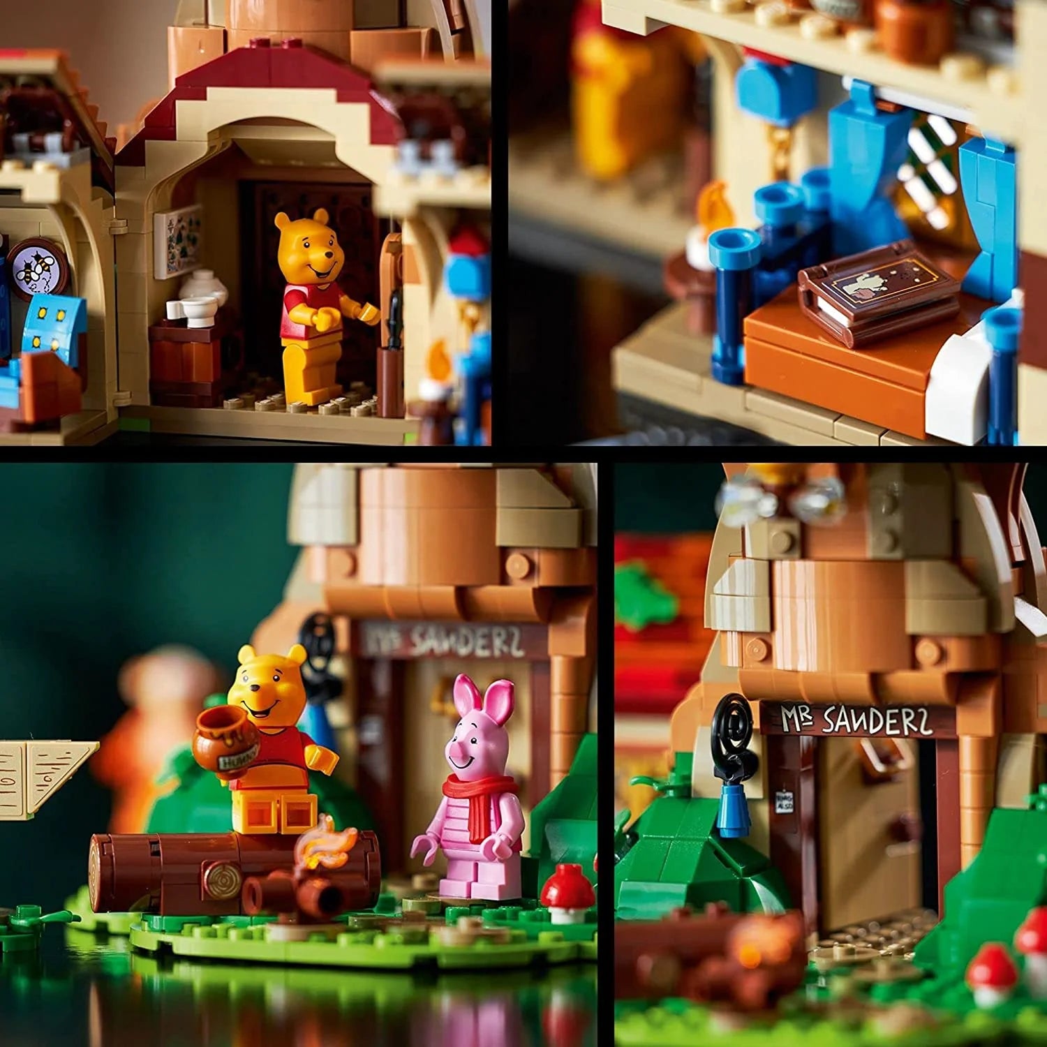 LEGO Ideas Disney Winnie Puuh 21326 – Bauset mit Ferkel, I-Aah und Winnie Puuh Minifiguren