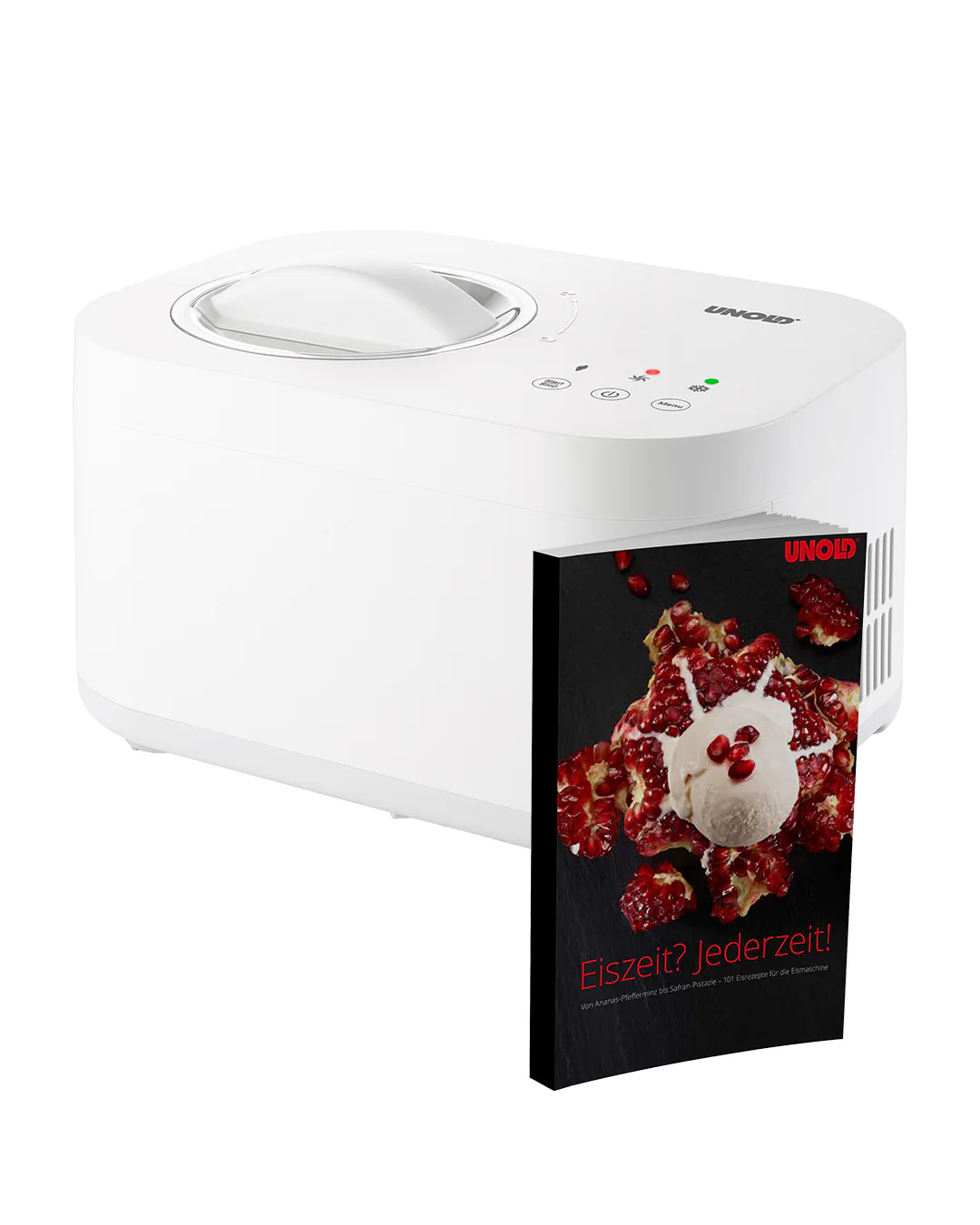 2025 Snesorbetmaskine med opskriftsbog 1 L