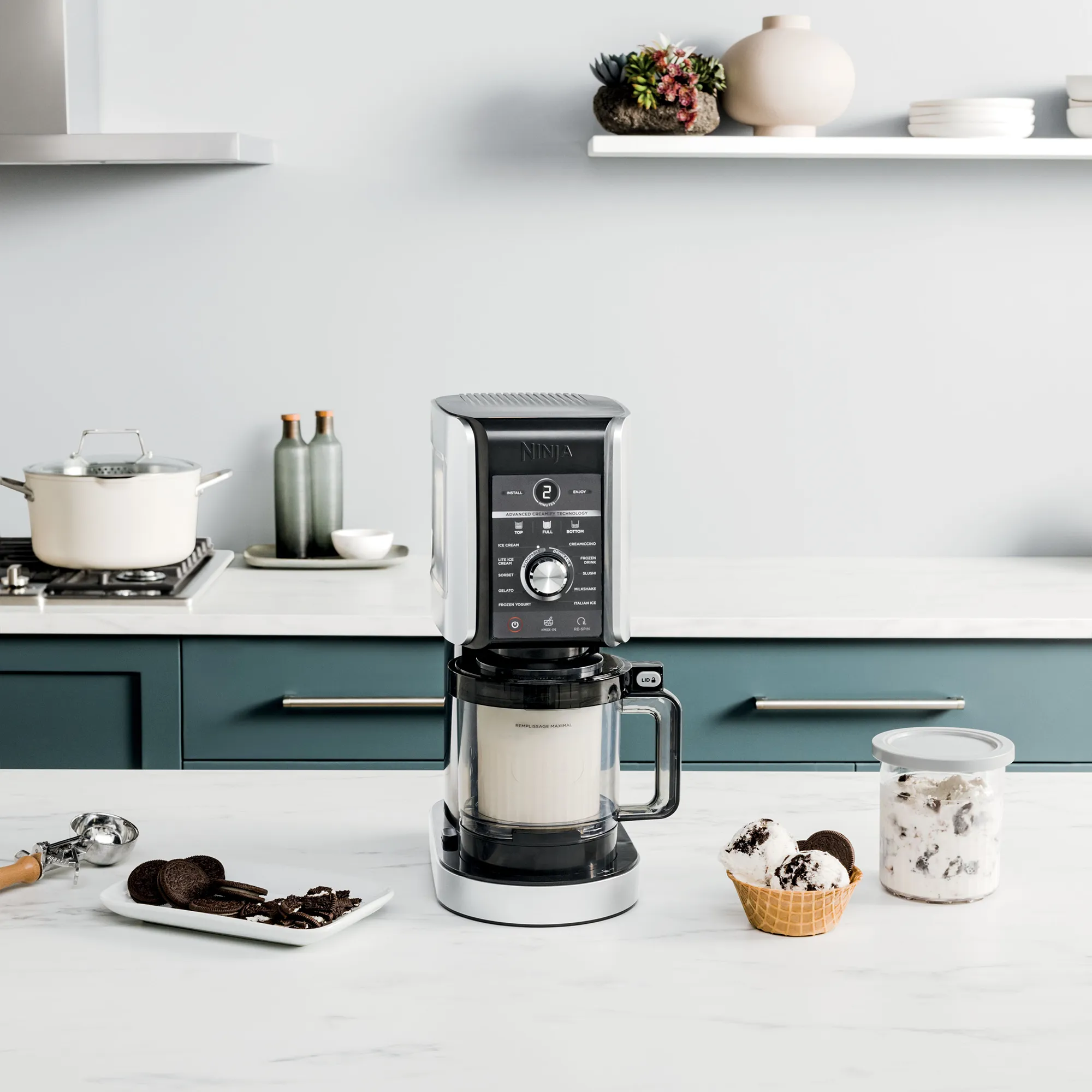 2025 Ninja CREAMI Deluxe 11-i-1 is- og frosne godbiddermaskine