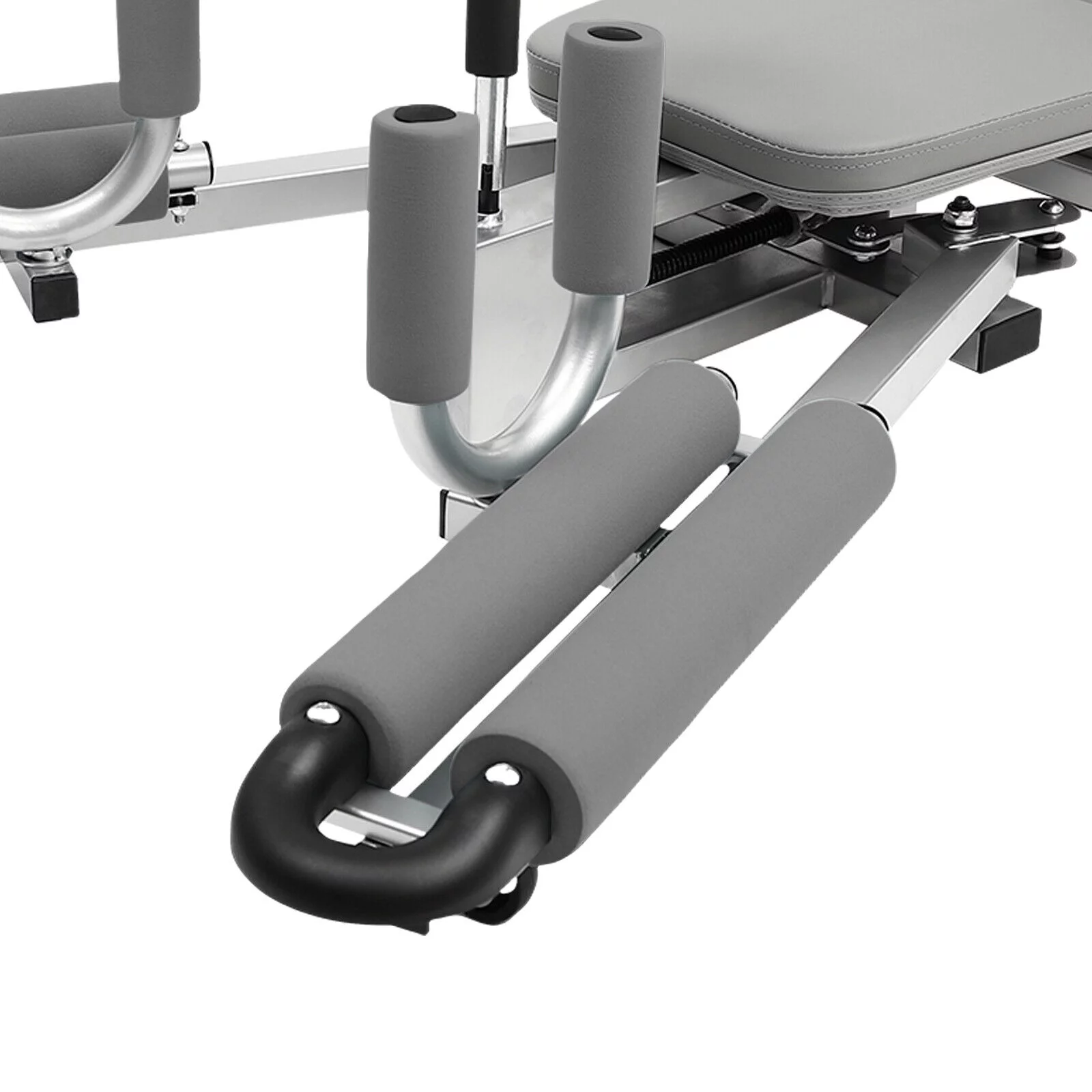 Professionel benstrækmaskine med en lasteevne på 150 kg. Robust udstyr til brug derhjemme og i fitnesscentret.