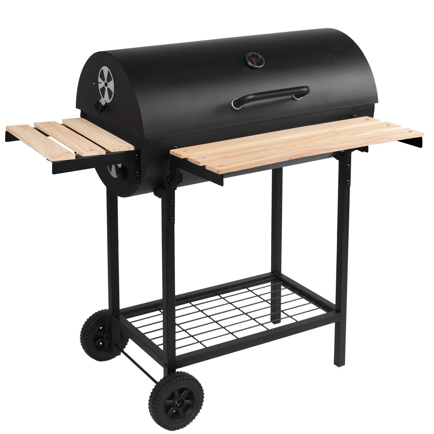 Robby Holzkohlegrill 76x33,5cm mit Wagen - Smoker One XL