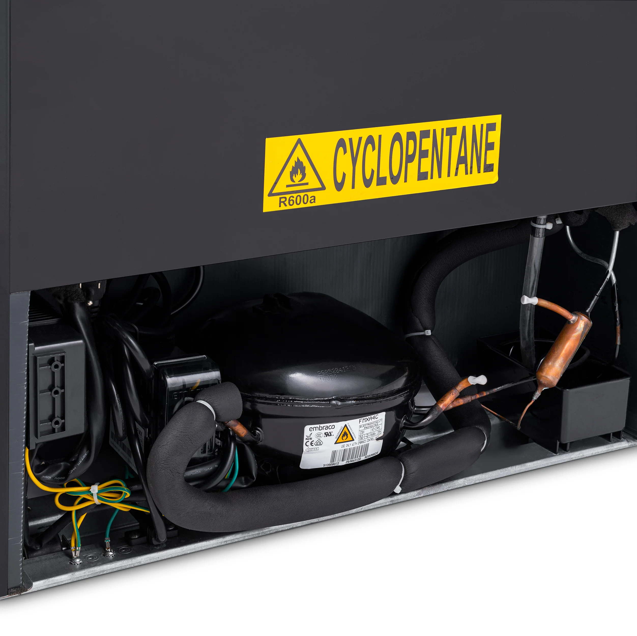 2025 Newair® Fritstående vinkøleskab i rustfrit stål – 76 flasker – 23 med dobbelt zone