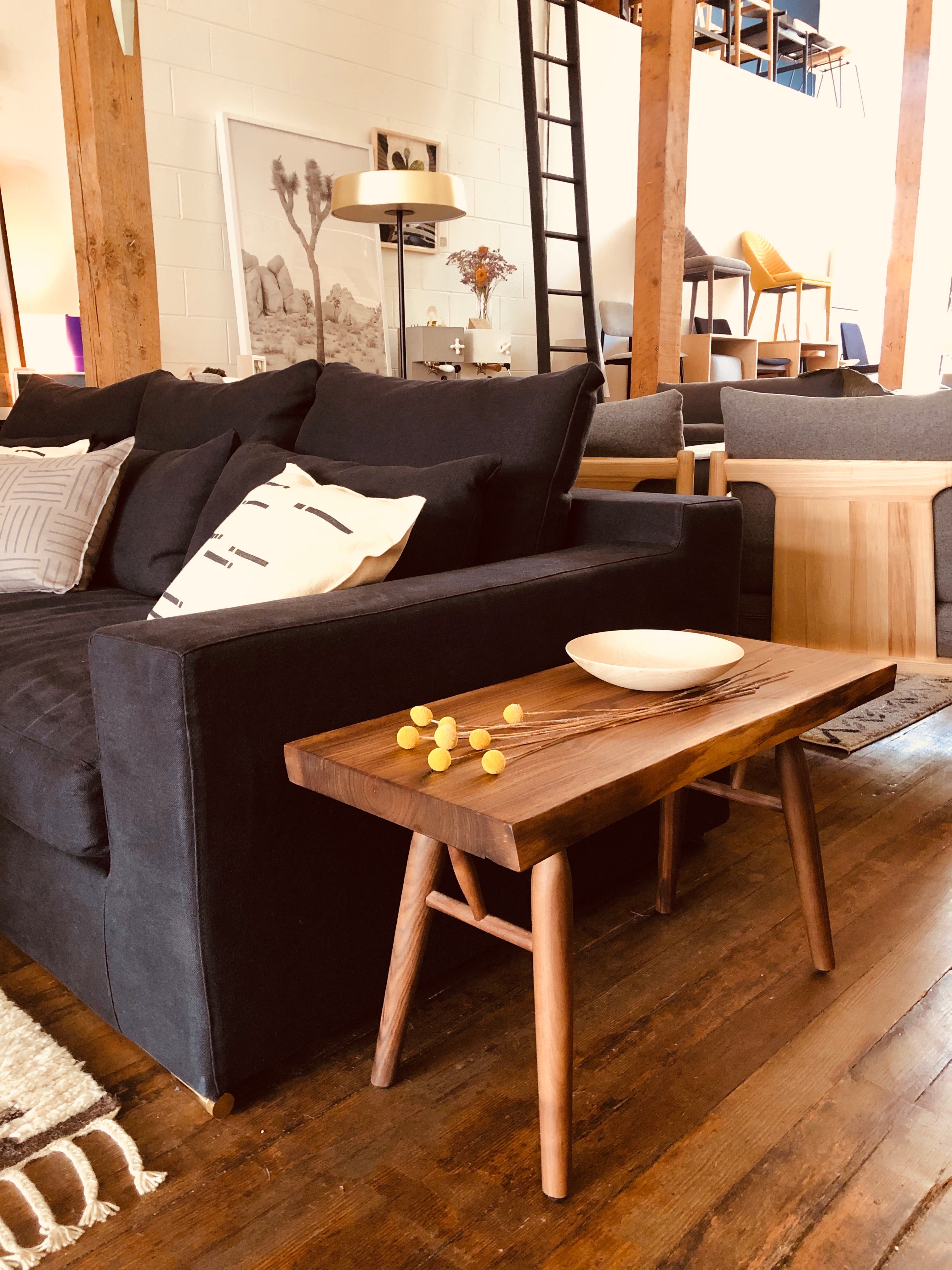 Banco Mars Live Edge - Nogal