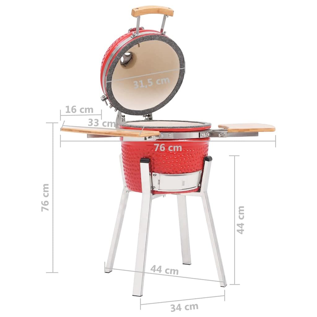 Vidaxl Keramik Kamado Smoker Grill 76 cm
