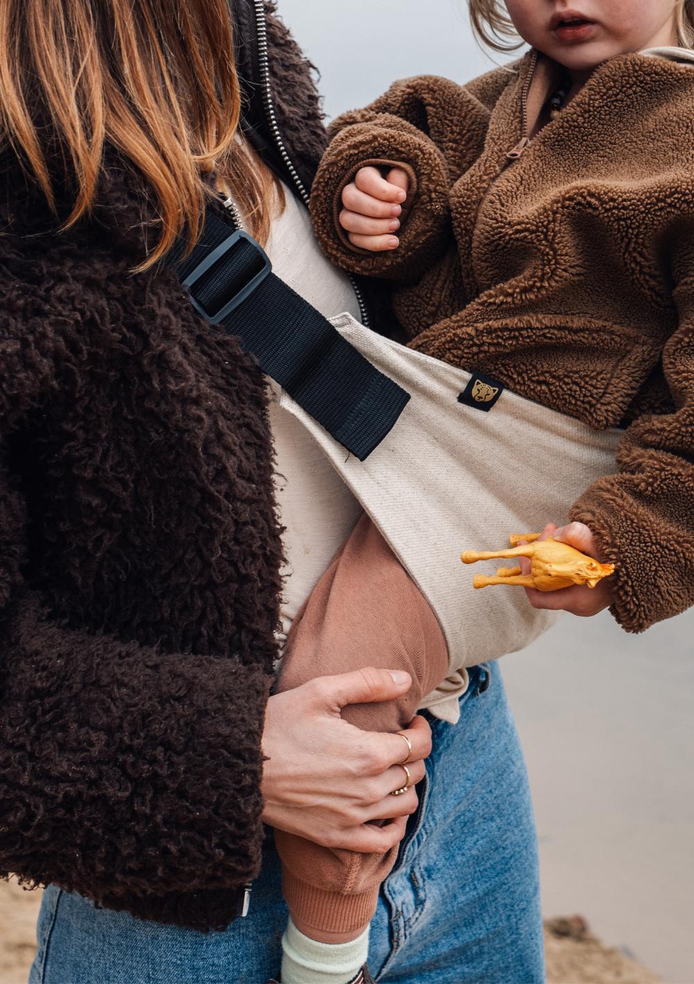 2025 Leinen Sable Babytrage