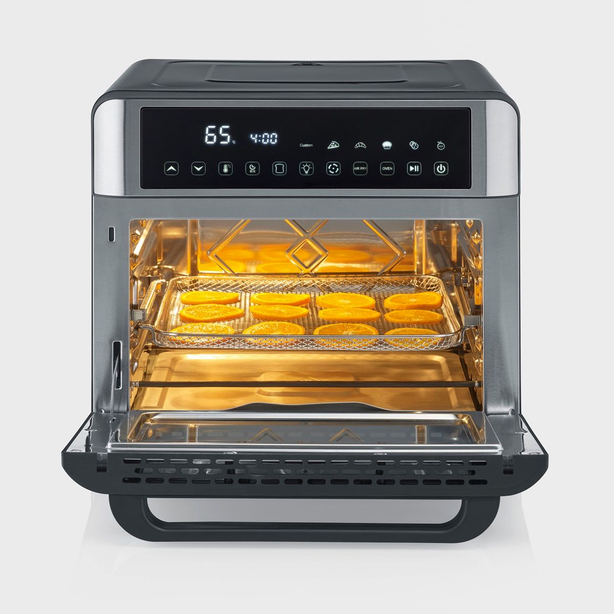 Severin - Backofen mit Back- und Frittierfunktion, 2200 W, 25 l bis 2077 mm, Schwarz