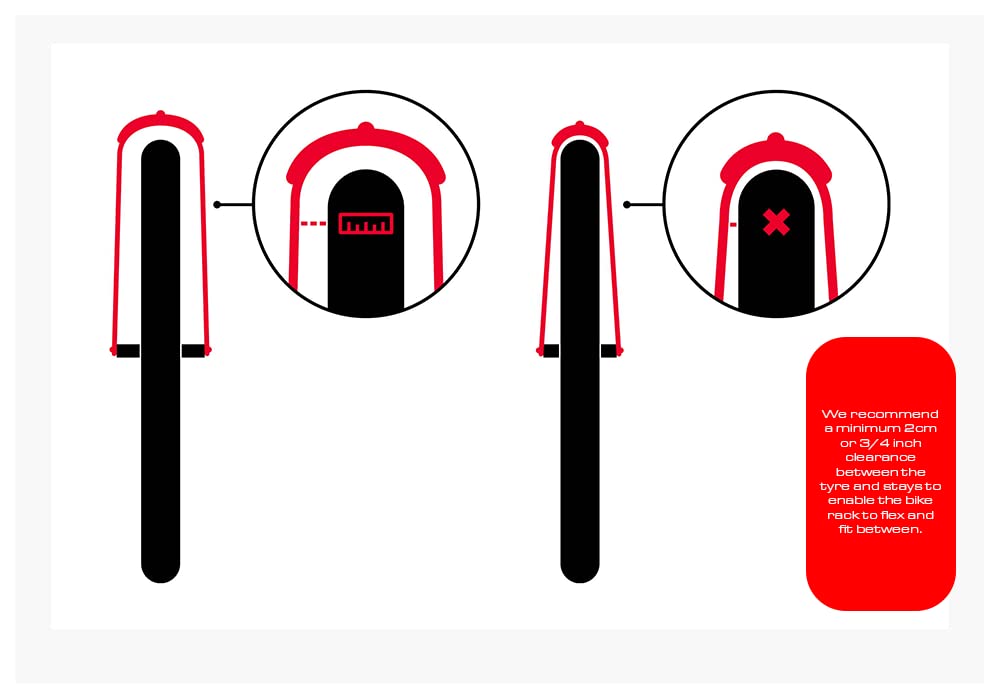 Support de garde-boue Steadyrack 2025 (lot de 2)