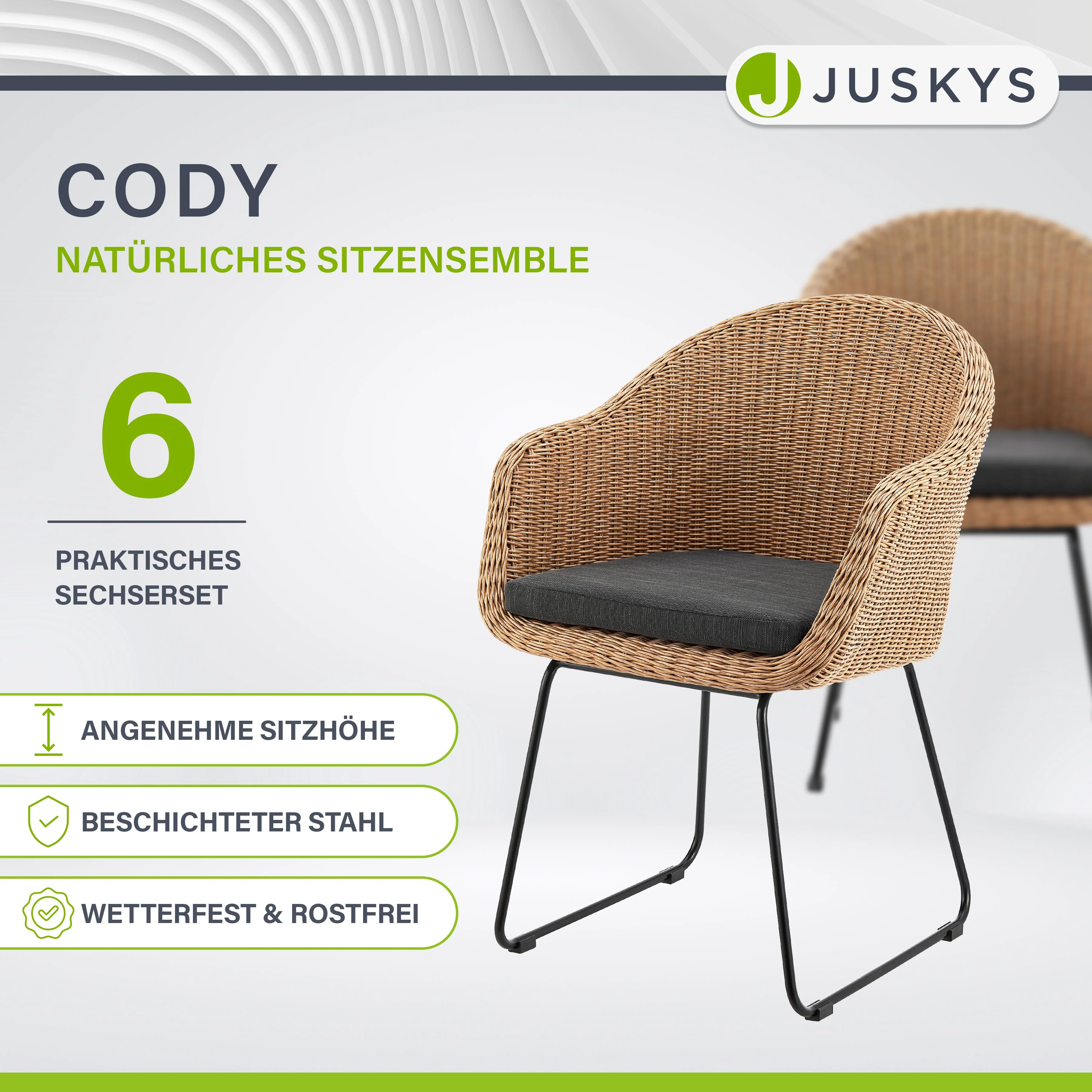 Fauteuils en rotin Cody 2025