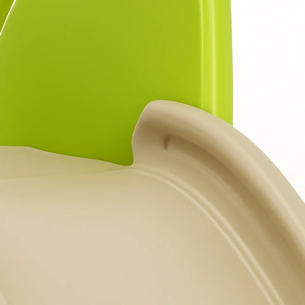 Toboggan 145 x 60 x 98 cm beige et vert 2 à 6 ans pliable - jXpSrUND78uj