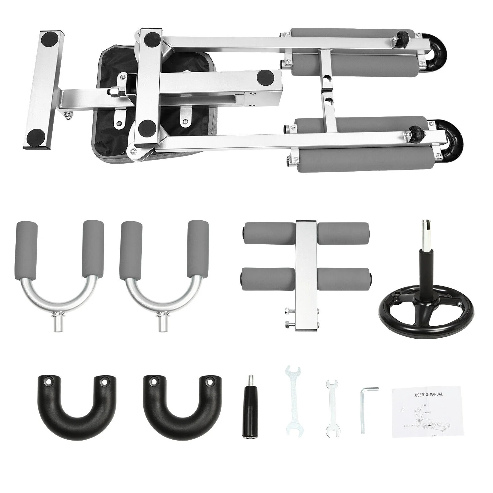 Professionel benstrækmaskine med en lasteevne på 150 kg. Robust udstyr til brug derhjemme og i fitnesscentret.