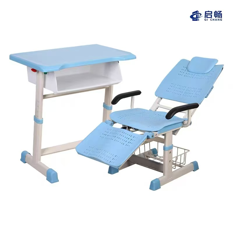 Student desks and chairs