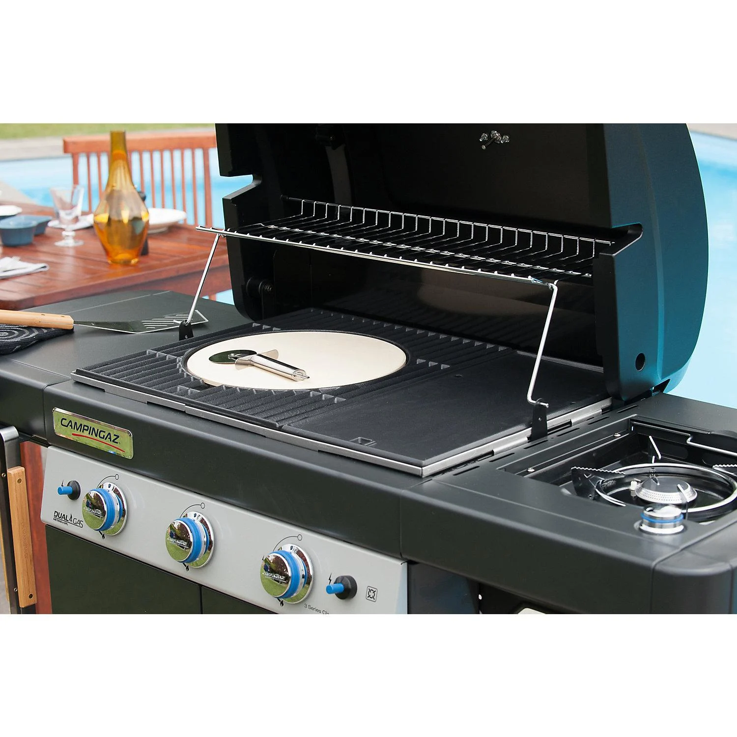 3er Classic LS Plus Gasgrill in Dunkel